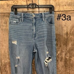 Hollister Blue Ultra High-Rise Dad Jeans